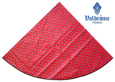Round Tablecloth Coated (VALDROME / Picoli. corail) - Click Image to Close